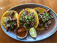 Marinated Hanger Steak Tacos (3)